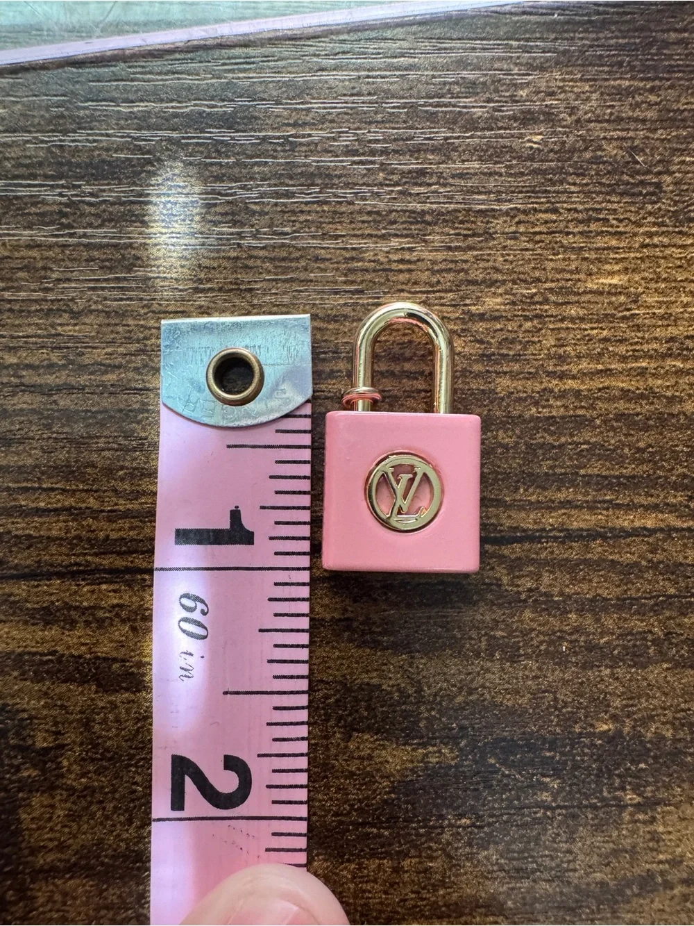 Louise Vuitton pink locket
